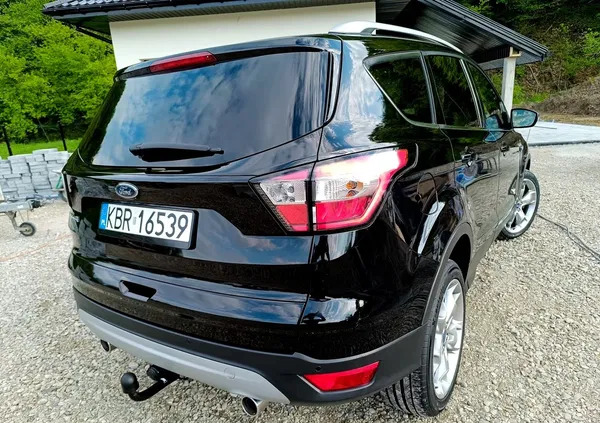 małopolskie Ford Kuga cena 72600 przebieg: 154927, rok produkcji 2018 z Jedlicze